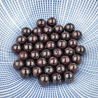 MJDCB Natural Stone Beads Garnet Round Loose Beads for Jewelry Making DIY Bracelet Necklace (8mm) - color: Garnet, size: 8mm