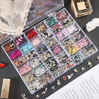 Noverlife 2 Pack 36 Grids Clear Plastic Organizer Box, Jewelry Craft Storage Container Bead Holder Nail Charm Organizer, Rock Collection Box for Fishing Tackles, Acrylic Earring Display Case for Girls - size: 36 Grids - 2 Packs