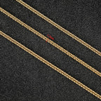UMAOKANG 16.4 Feet Gold Plated Stainless Steel Jewelry Chains Bulk Chopin Chain for Jewelry Making Dainty Thin Chains Bulk - color: Gold Chopin