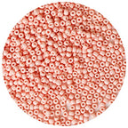 Bala&Fillic Light Pink Color 4mm Seed Beads About 1200pcs/100Grams in Bag, 6/0 Glass Craft Beads for Making Bracelet and Necklace (Light Pink) - color: Light Pink -4mm