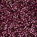 John Bead 25g Cylin Beads Raspberry Silver Lined 11/0 Glass Cylindrical Seed Beads for Jewelry Bracelets Necklaces Earrings Making Embroidery - color: Raspberry Silver Lined