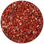LAIDANLA Red Jasper 400pcs Natural Chip Stone Beads 5-8mm Healing Crystal Irregular Gemstones Drilled DIY Loose Rocks Bead Crystal for Bracelet Earrings Necklace Jewelry Making Crafting - color: O-Red Jasper