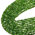 GM GemMartUSA Chrome Diopside Natural Raw Chip Strands | Semi-Precious | AAA+ Quality 1 Strand 34” | DIY Bracelet Jewelry Making, Healing Crystal Craft| 4-6mm - Green Color Gemstones (CHCD-70001) - color: Chrome Diopside (CHCD-70001)