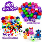 GoodyKing Arts and Crafts Supplies for Kids - 1170Pcs+ Craft Art Supply Kit for Toddlers Kids Craft Supplies & Materials Age 4 5 6 7 8 9 - Christmas D.I.Y. Crafting School Supplies - size: Large