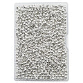 1000 Pieces 4mm Silver Iron Metal Spacer Bead Round Loose Beads - size: 4mm
