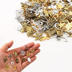 Retro Pendant Charms, Pendants Bulk Craft Charms Accessories for Jewelry Craft Bracelet Necklace Earring