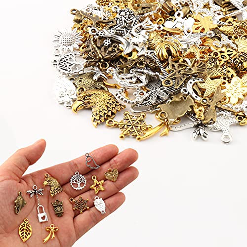 Retro Pendant Charms, Pendants Bulk Craft Charms Accessories for Jewelry Craft Bracelet Necklace Earring