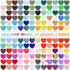 Glass Seed Beads Kit 3mm Small Waist Beads 8/0 with Elastic String Tweezers for Jewelry Necklace Bracelets Earring Making (144 Colors)