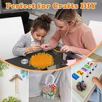 QPIXVB 1100pcs Pony Beads,Beads for Jewelry Making,Friendship Bracelet Bead Kit,Hair Beads Bead for Crafts,Bracelets Making,Necklace Keychain - color: orange beads