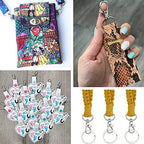Swivel Snap Hook, 35 PCS Silver Lanyard Clips, Metal Lobster Claw Clasps Keychain Hook with 3/4 INCH D Ring for Macrame Keychain Swivel Clips for Making Key Fobs - color: Silver