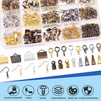Glarks 1465Pcs Jewelry Making Kit, Jewelry Making Supplies Kit Includes Jewelry Pliers Tools, Jewelry Findings for Jewelry Making and Repair - size: 1465pcs