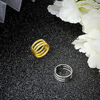 Hicarer 2 Pieces Jump Ring Opening Tools Opening Stainless Steel Jump Split Ring Opener Circle Tool for Jewelry Makers Craft Projects Supplies(Gold, Silver) - color: Gold, Silver