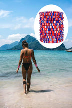 12pcs Friendship Bracelets Beaded Bracelets Heishi Bracelet Cute Bracelets Stack Vinyl Clay Disc Bead Surfer Stretch Summer Beach Bracelets For Women Preppy Bracelets - color: B-color 6