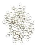 100pcs 925 Sterling Silver Open Jump Rings, 22 Gauge 3.7mm OD/2.5mm ID Made in USA by CRAFT WIRE - size: 3.7mm OD/2.5mm ID