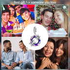 Charm for Bracelets and Necklaces, Heart Animals 925 Sterling Silver Bead Celestial Sun Moon Star Charms Jewelry Gift for Women Girls - color: Snowflake Charm