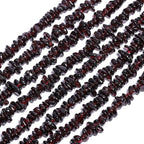 30in Garnet Natural Chip Stone Beads 5-8mm About 230pcs, Irregular Drilled Red Bead for Bracelets Jewelry Making Supplies for Adults, DIY Crafts. - color: Garnet