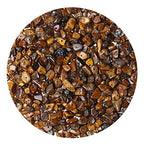 LAIDANLA Tiger Eye 400pcs Natural Chip Stone Beads 5-8mm Healing Crystal Irregular Gemstones Drilled DIY Loose Rocks Bead Crystal for Bracelet Earrings Necklace Jewelry Making Crafting - color: H-Tiger Eye