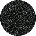 2200pcs Glass Seed Beads Bulk, 4mm 6/0 Pony Beads Bulk for Jewelry Making Mini Spacer Beads Loose Beads Craft Small Glass Seed Beads for DIY Bracelet Wrist (Black) - color: Black