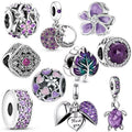 10 Pack Silver Charms,CZ Pendant Charms for Bracelets and Necklaces, DIY Jewelry Accessories,Jewelry Charm Set for Women Wife Gift.Birthday Gift - style: set12