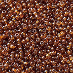 Czech 8/0 Silver Lined Glass Seed Beads 20 Grams 800 Pcs Multi Colors (Amber) - color: Amber
