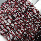 MJDCB Natural Irregular Shape Stone Beads 4-8mm Red Garnet Gemstone Energy Crystal for Jewelry Making Bracelet Necklace - color: Garnet