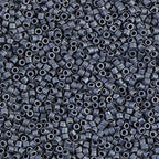 Miyuki Delica Seed Beads Bundle: Size 11/0, Matte Gray Black Collection - DB301, DB307, DB310-3 Tubes of 2" ea