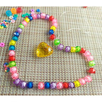 Cube 400pcs Faceted Square Transparent 8mm Glass Beads Crystal Spacers, Round Beads Inside for Jewelry Making (Purple) - color: Rainbow,White,Purple