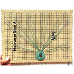 The Beadsmith Macrame Board, 11.5 x 15.5 inches, 0.5-inch-Thick Foam, 10x14 Grid for Measuring, Bracelet Project with Instructions Included, Create Macrame and Knotting Creations - size: 14 Inches X 10 Inches