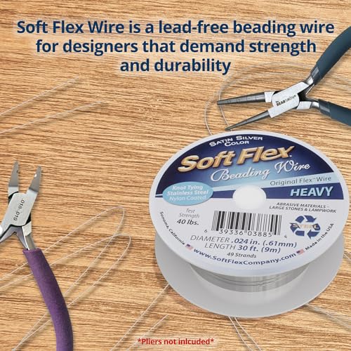 Soft Flex Best Beading Wire .024 Inch - 30 Feet (1)