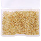 BEADIA 14K Gold Plated Jump Rings Non Tarnish 3mm 1200pcs for Jewelry Making Findings - color: 14K Gold, size: 0.5x3mm
