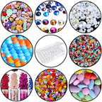 1pack 60 Grids Bead Organizer and Storage Diamond Painting Containers Portable Plastic Case Box Arts Crafts Storage for Seeds Beads Sewing Cosmetic Nail Glitter Powder Small Parts Rhinestones - size: 1 Pack