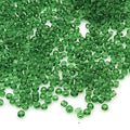 Perlin Glass Seed Beads 3mm 8/0 Round Mini Small Pony Beads 3300pcs for Making Earrings Bracelets Pendants Waist Jewelry DIY Handmade Transparent Color Kit (Pine Green) - color: Pine Green