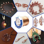 99.9% Solid Bare Copper Wire(20 Gauge, 330Ft), Dead Soft, 1 Pound Spool Pure Copper Wire for Crafts, Electroculture Gardening, Jewelry Making - size: 20GA