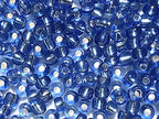 Blue Czech Glass Seed Beads Size:6/0 40 gr / 1.4 oz… (Blue Silver Lined) - color: Blue Silver Lined