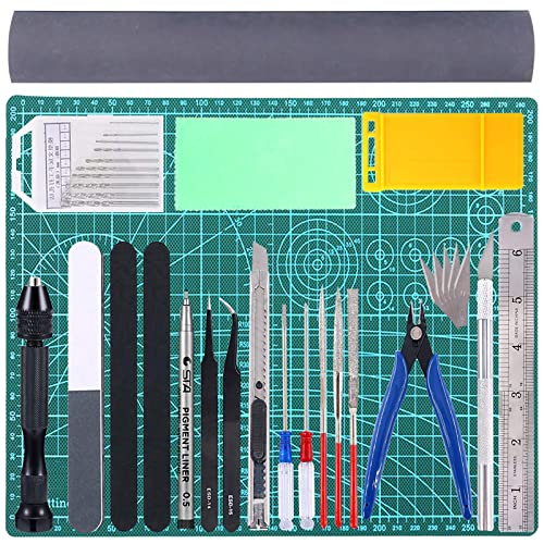 38Pcs Gundam Tools Kit Gunpla Tool Gundam Model Kit Tools Bandai Tool kit Car Model Tools Set for Hobby Model Building Making Assembling - color: 37pcs Gundam Kits Tools