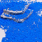 8/0 Glass Seed Beads Bulk, Blue 3mm Tiny Round Craft Seed Bead, Small Mini Pony Beads for Jewelry Making Bracelet Necklace Wrist Beading Weaving Supplies, 2500pcs - color: Blue