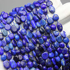 MJDCB Natural Irregular Shape Stone Beads 6-8mm Lapis Lazuli Gemstone Energy Cured for Jewelry Making Bracelet Necklaces - color: Lapis lazuli