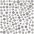 stino 270PCs Metal Bead Caps for Jewelry Making, Silver Bracelet Earrings Necklace Findings & Supplies 512 (Bead Cap （270Pcs）) - color: Bead Cap （270Pcs）