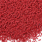 PH PandaHall 6000 Pcs 11/0 Glass Seed Beads, 2mm Seed Beads Red Round Waist Bead Mini Spacer Small Red Bead for Earring Choker Bracelet Neckalce Waist Chain Jewelry DIY Crafts Making - color: Red-6000 Pcs