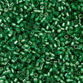 John Bead 25g Cylin Beads Emerald Silver Lined 11/0 Glass Cylindrical Seed Beads for Jewelry Bracelets Necklaces Earrings Making Embroidery - color: Emerald Silver Lined
