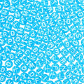 1000Pcs Transparent Letter Beads Acrylic Mixed Alphabet Beads Flat Round Disc Spacer Bead White Alphabet Pattern Loose Bead for Bracelet Jewelry Making DIY Craft 7x4mm Deep Sky Blue - color: Deep Sky Blue