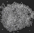 Perlin Glass Seed Beads 3mm 8/0 Round Mini Small Pony Beads 3300pcs for Making Earrings Bracelets Pendants Waist Jewelry DIY Handmade Transparent Color Kit (White) - color: White