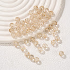 LadayPoa 150pcs 10mm Acrylic Clear Gold Star Round Beads for Jewelry Making Plastic Bubble Beads Ball Charms for Bracelet Making Necklace DIY Bubblegum Bead Christmas Ornament Gifts - color: clear 10mm150pcs