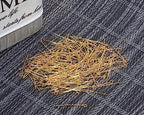 Shapenty 200PCS Mini Metal Wire Eyepins Beading Small Open Eye Head Pins Needles Bulk for DIY Craft Bead Earring Pendant Necklace Bracelet Jewelry Charm Finding Making (30mm/1.18Inch, Gold) - color: Gold, size: 30 mm