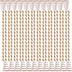 WFIST 24 Pack Electroculture Plant Stakes, Electroculture Copper Gardening Antennas, High-Efficiency Electroculture Gardening Copper Coil for Enhanced Growth, Eco-Friendly Garden Solution (15.8")