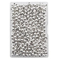 400 Pieces 6mm Silver Iron Metal Spacer Bead Round Loose Beads - size: 6mm