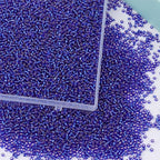 10100 Pcs Size 11/0 Glass Seed Beads, 2 mm Sapphire Small Mini Spacer Loose Pony Beads for Jewelry Making and DIY Crafts - color: Sapphire, size: Small