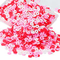 Batiyeer 3000 Pcs Valentine's Day Polymer Clay Beads Set 6 mm Heishi Clay Beads for Jewelry Making DIY Bracelet Necklace Accessories Craft Party Supplies (Red, Pink, White) - color: Red, Pink, White