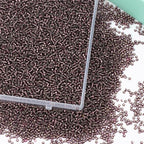 10100 Pcs Size 11/0 Glass Seed Beads, 2 mm Burgundy Small Mini Spacer Loose Pony Beads for Jewelry Making and DIY Crafts - color: Burgundy, size: Small