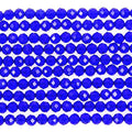MJDCB 3mm Faceted Natural Sapphire Spinel Round Loose Beads for Jewelry Making DIY Bracelet Necklace - color: Sapphire Spinel